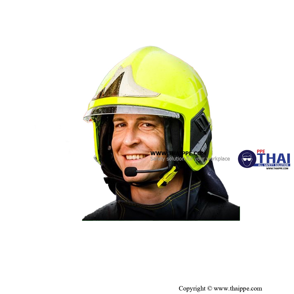 Helmet, F1XF, M, Yellow, Black Plate [GXM2111300360-JD16]